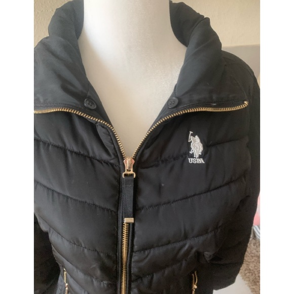 U. S POLO ASSN  black Jacket . Size Small - Picture 4 of 11